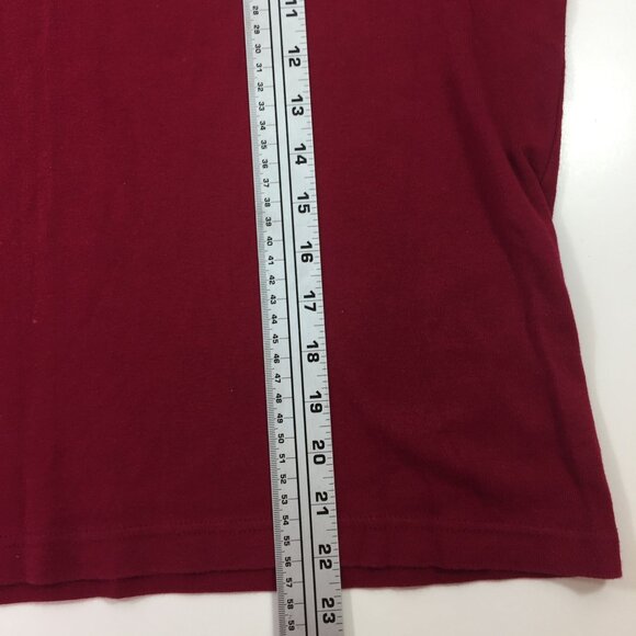 Jennifer Moore Women Red Knit Turtleneck Sweater Winter Cozy Comfy Size M Medium - Picture 10 of 10